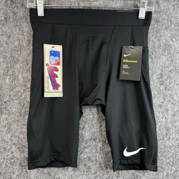 Nike Pro Hyperstrong MLB Black Compression Shorts Mens Size Small 880669-011 - Picture 1 of 7